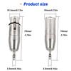 Xiatiaosann XLR Male to 3.5mm Male TRS Adapter & XLR Female to 3.5mm Male TRS Adapter, XLR to 1/8 Stereo Plug for Microphone, Audio (2-Pack)