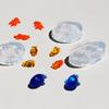 3Pcs Gold Fish and Whale Epoxy Resin Molds Jewelry Making Tool Soap Candle Craft Silicone Mould Baking Accessories