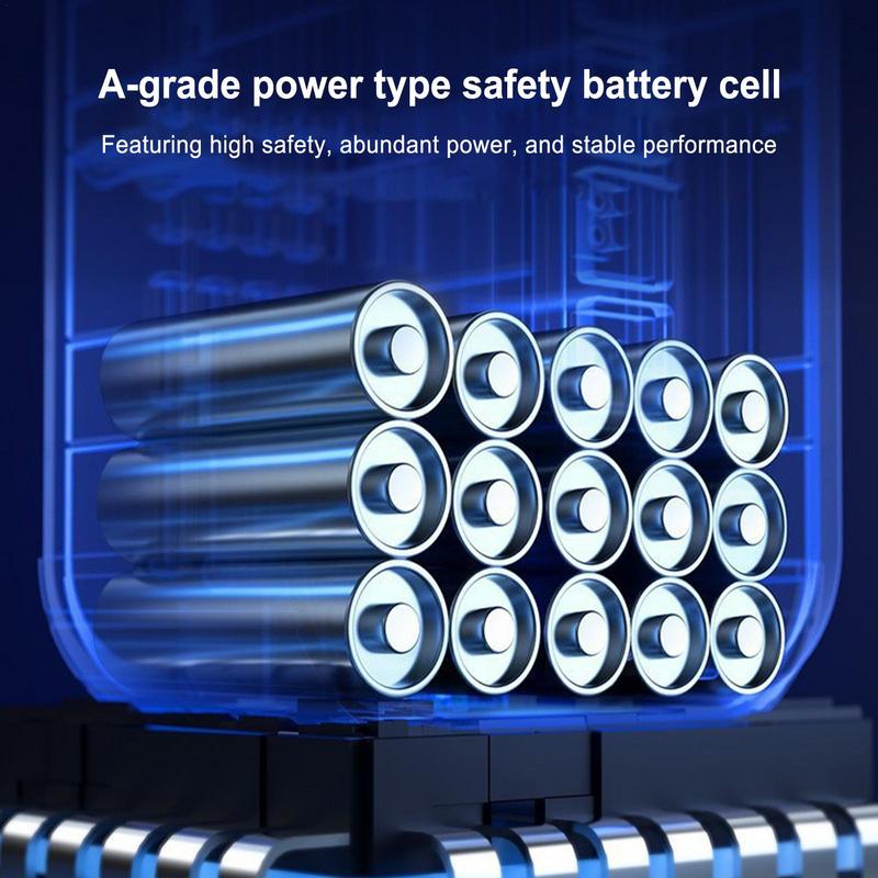 Car Battery Jump Starter 12V LED Full Screen Display Jump Starter Power Pack Accurate Lightweight Car Battery Booster Pack Jump