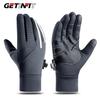 Getinfit 1 Paar Winterhandschuhe Touchscreen Rutschfest Wasserdicht Verdickt für Wärme Handschuhe Outdoor-Sportarten Radfahren Laufen Unisex