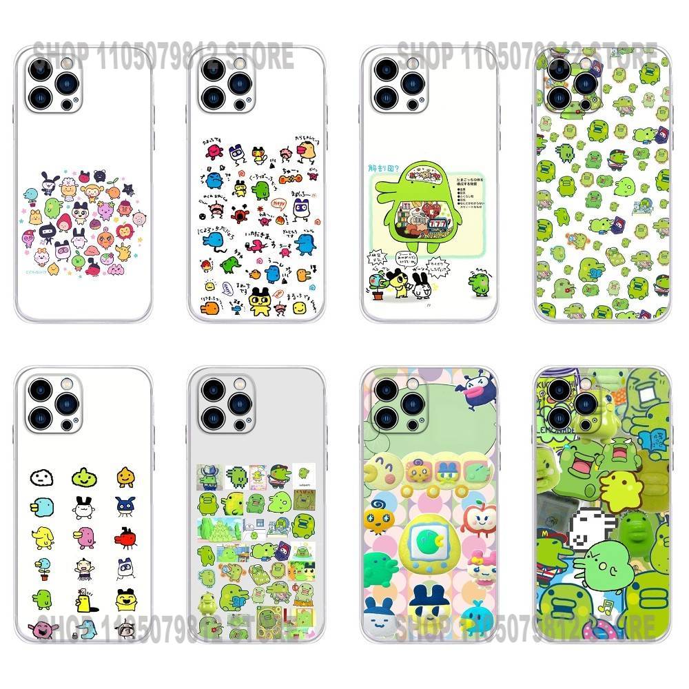 Game T-Tamagotchi K-Kuchipatchi Phone Case For iPhone 17 16,15,14,13,12,11 Plus,Pro,Max,XR,Plus,E,Mini Transparent Soft Cover