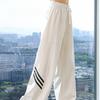 Girls' Wide Leg Pants Children's Pants Summer Thin Ice Silk Mosquito Proof Straight Leg Pants Women's Summer Clothes