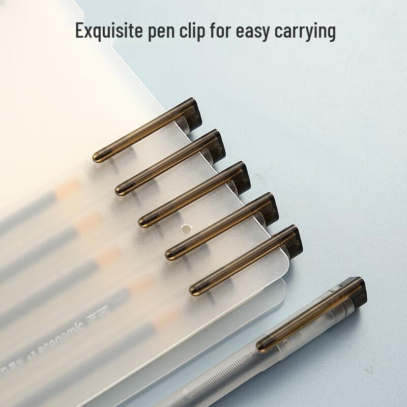 M&G GP1280 0.5mm Black Gel Pen, 12-Pack