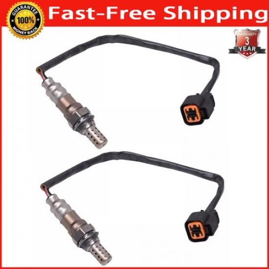 2pcs Up+Downstream Oxygen Sensor For 2001-11 Hyundai Accent 2006-11 Kia Rio 1.6L