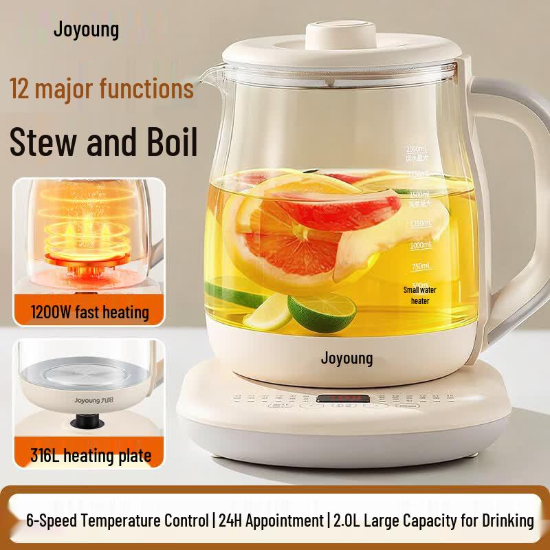 Joyoung 2L Multi-functional Health & Tea Pot CN plug (adapter included)