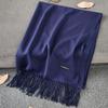Sciarpa in cashmere spessa ed estesa autunno e inverno 2024, versatile sciarpa calda da donna, sciarpa a doppia faccia, scialle