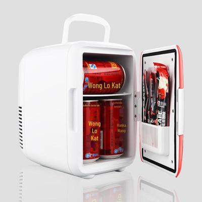 Araba ve Ev İçin 4L Taşınabilir Mini Buzdolabı - Çift Amaçlı Soğuk/Sıcak, 4 Litre Kapasite, Yurtlar ve Küçük Alanlar İçin İdeal.