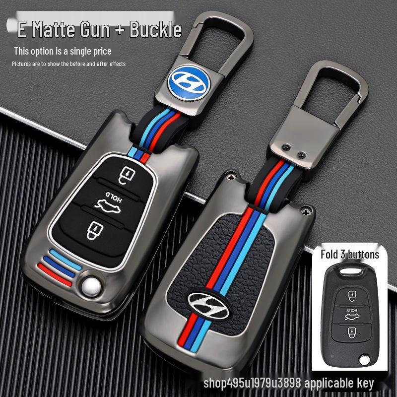 Key Shell Case for Beijing Hyundai: Elantra, Langdong, Reina, Sonata 8, Ix35, Lingdong, Ix25 Models