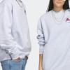 Adidas Bloom Crew Sweatshirt With Floral Print Logo Unisex Tops Light-Hemp-Gray IC7769
