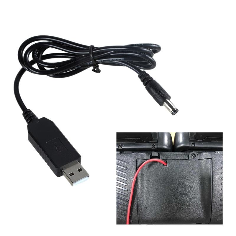 USB na 1,5V LR20 D Bateriové eliminátory Konvertory Kabel Napájecí kabel Pro plynové ohřívače vody a sporák Nástroj Přístroj