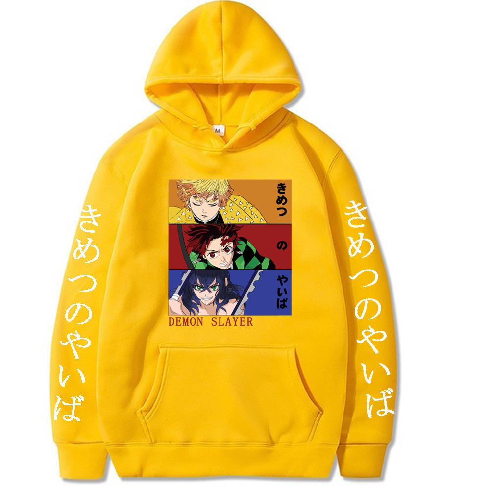Popular Japanese Anime Autunm Printed Men's Hoodie Brand Hoody Y2K Clothes Vintage Fashion Unisex Long Sleeve
