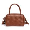 European fashion versatile handwoven bag portable pillow bag toast bag 2025 new crossbody cosmetic bag