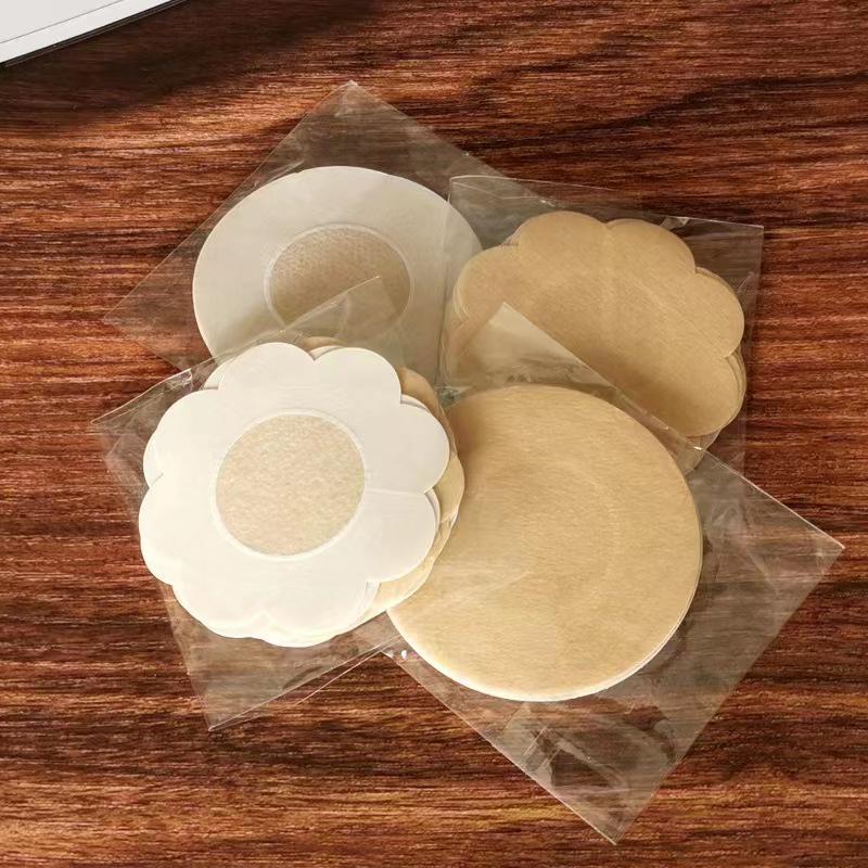 Ultra-thin Disposable Nipple Covers: Breathable, Non-woven Fabric, Invisible Stickers for Small Breasts, Flat Chests, Men & Women.