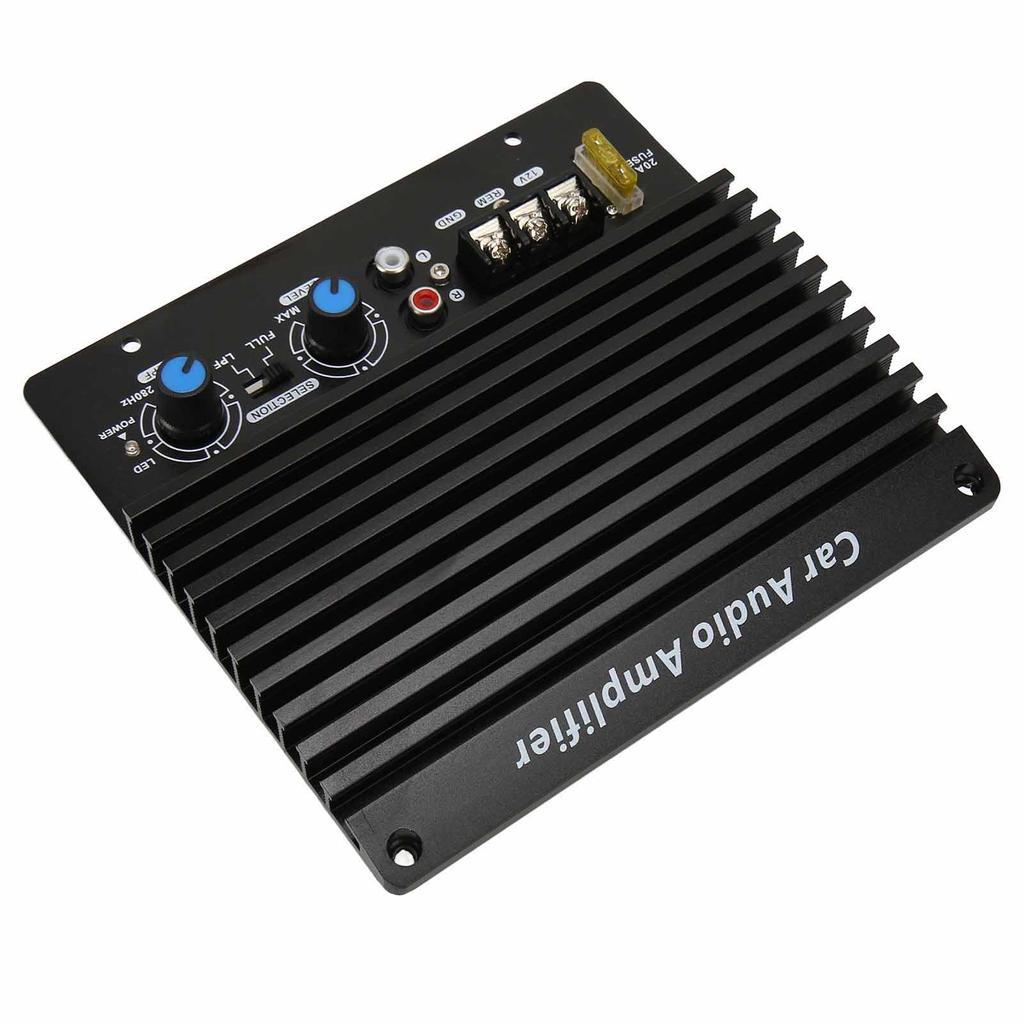 12V Car Amplifier Board High Power Aluminum Alloy Subwoofer Plate Amplifier for Vehicle
