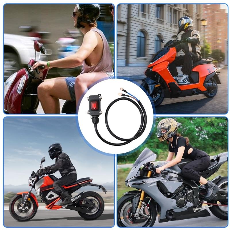 12V Motorcycle Electrical Power Cut Off Device High Current Capacity With Protected Terminals For Twin Cylinder Models