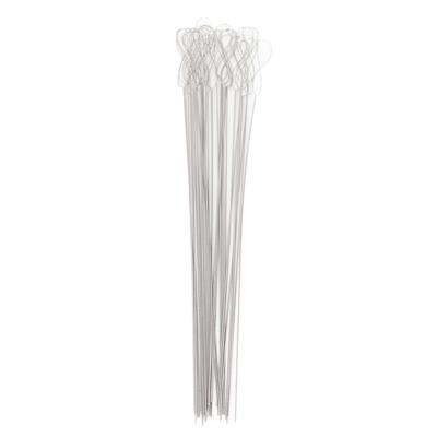 30pcs Twisted Wire Needles Large Eye Flexible Stainless Steel Beading Threading Needle for Jewelry