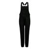 Dame fleece overalls i ett stykke Jumpsuits Justerbare selestropper Varm vinter Fuzzy skibukser