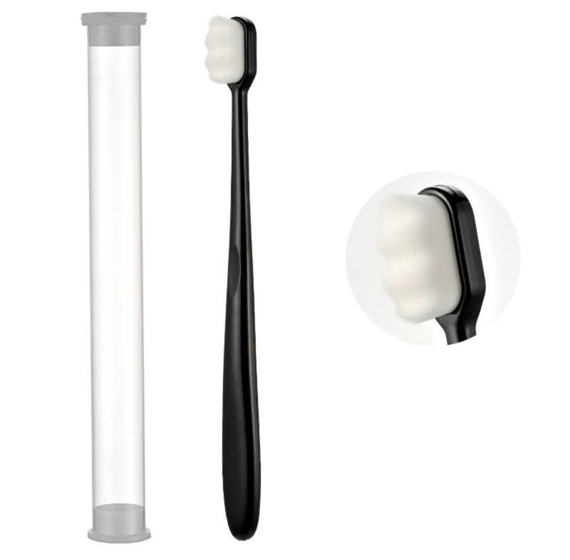 

1/3/5 шт. Зубная щетка Миллион Нано Щетинок Ультратонкая Взрослая Зубная Щетка Глубокая Чистка Зубов Стоматологическая Щетка для Ухода за Полостью Рта Портативная Дорожная