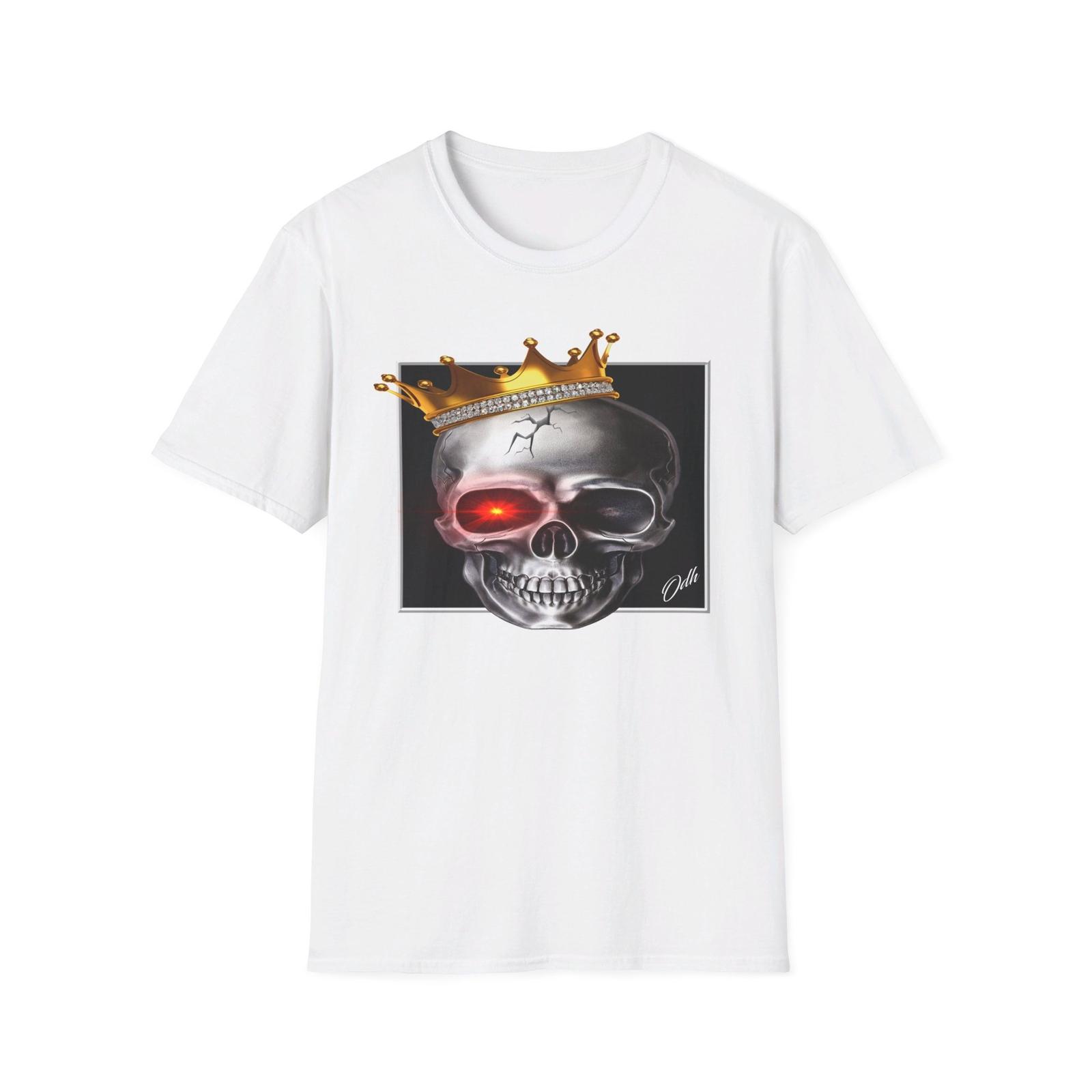 SKULL King Horror Movie Tshirt - Skulls Halloween Scary Spooky Season Tee S разноцветный