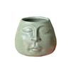 Ceramic Flowerpot Abstract Face Flower Vase Desktop Porcelain Basin Ashtray Plant Accessories Home Decoration Accessories