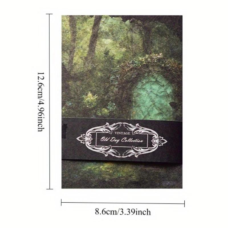 50 Sheets Forest Themed DIY Decorative Paper, Made of Paper, for Scrapbooks, Mysteries, Crafts, Creative Expression