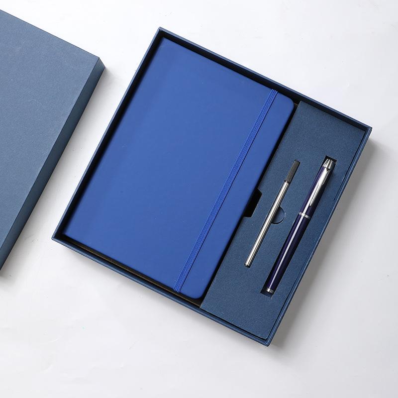 Custom Business Leather Notebook & Diary Gift Set with Logo
