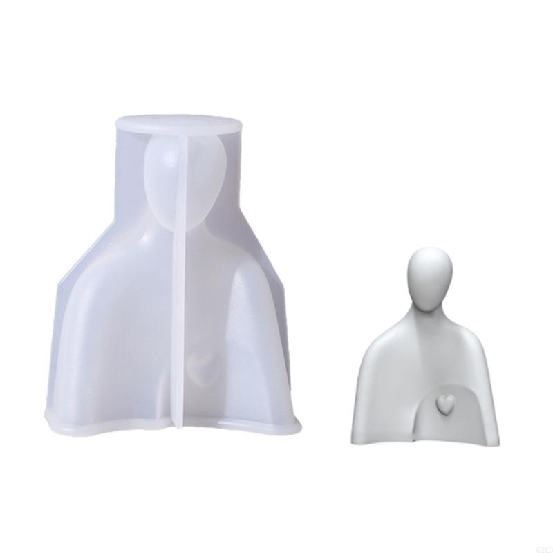 62KD Silicone Mold for Creating Scented Family Scene Dad Mom Child Portrait Soap Making Mould for Home Decoration