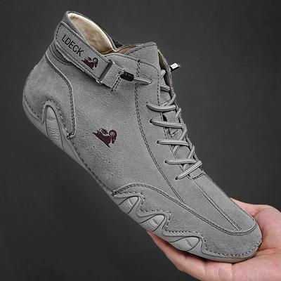 Herren Casual High Top Sneaker 2024 Winter Neu Knöchelstiefel Schnürschuhe Herrenschuhe Warm Mode Hohe Qualität Freizeit Gemütliche Herrenschuhe