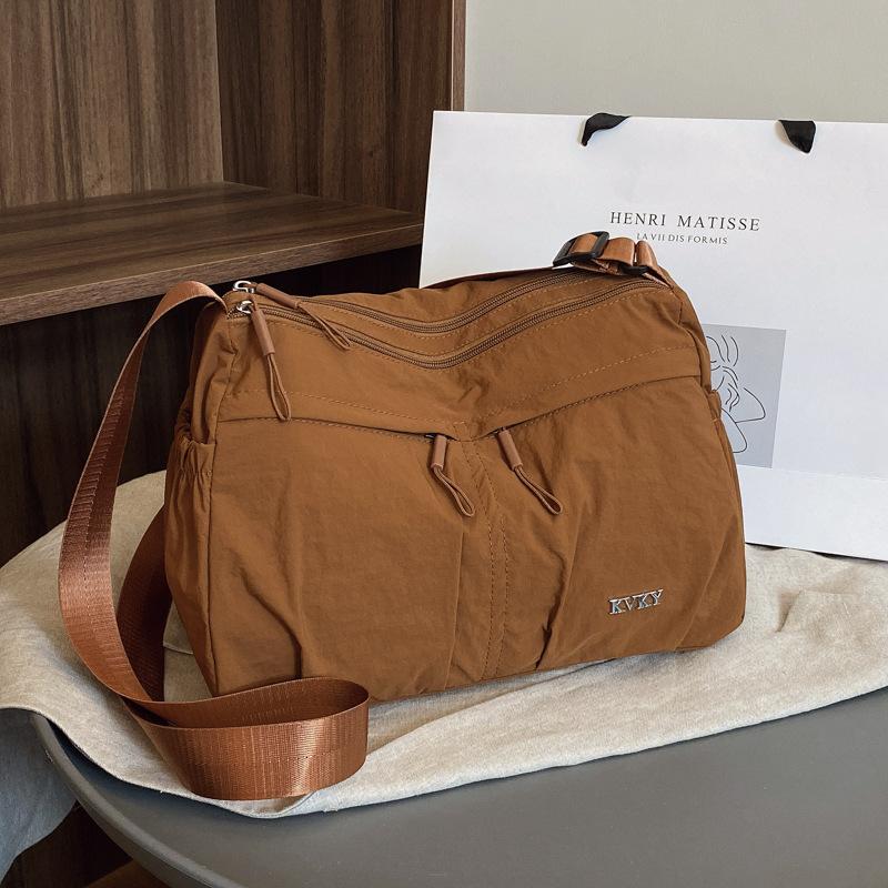 

Новая легкая водонепроницаемая дорожная сумка для хранения, универсальная сумка-мессенджер, большая вместительная сумка-тоут, повседневная наплечная женская сумка оранжевый