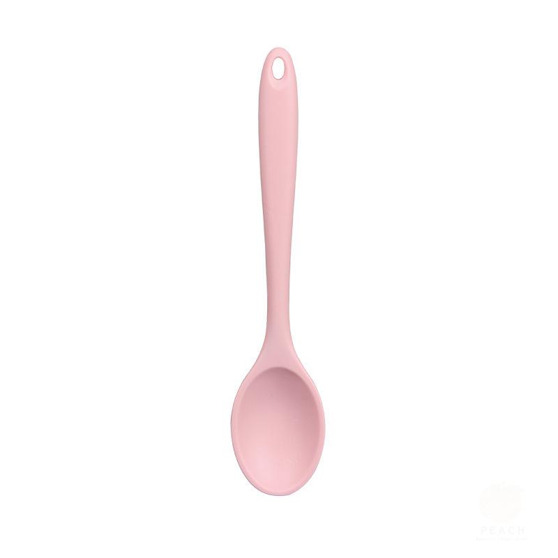 Long Handle Silicone Noodle Spoon Rice Salad Mixing Kitchen Teaspoon