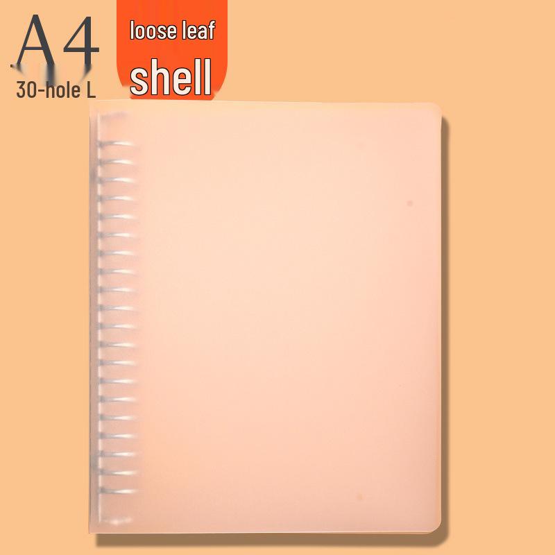 B5, A5, A4 Loose Leaf Notebook with Removable Lined/Grid Covers