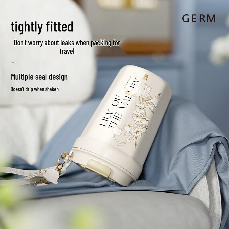 Germ Lily of the Valley Diamond Insulated Stainless Steel Mug