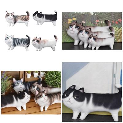 3D Cat Pillow Animal Cushion Toy Stuffed Animal Cat Picture Pillow Sofa Car Cushion 2024 Hot 3D Animal Print Pillow