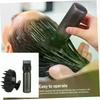 2 Stück Shampoo-Bürstenkopf Kopfhautmassagekamm Haarfärbe-Farböl-Applikatorflasche mit Bürste Friseursalon Haarstyling-Werkzeuge