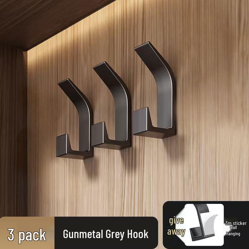 

No-Drill Strong Adhesive Hook for Kitchen & Bathroom - Mark-Free, Won t Fall Off