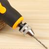 Tragbare Micro Mini kleine Handbohrmaschine + 10 Stück Spiralbohrer Werkzeug 0,8–3,0 mm