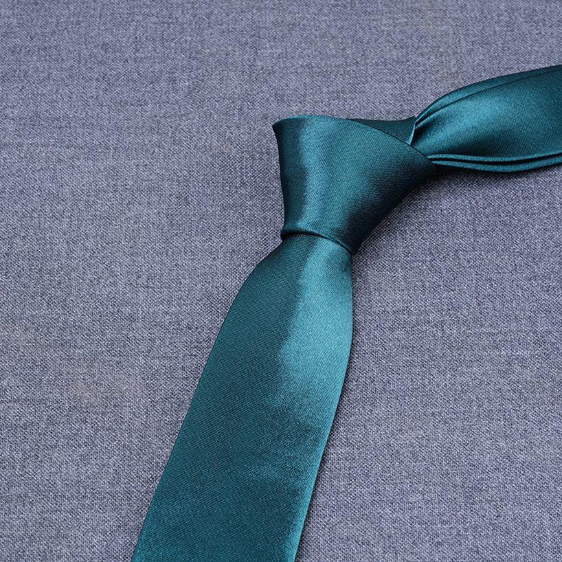 8cm Jednobarevná Polyesterová Hedvábná Pánská Kravata, Více Barev k Dispozici pro Business nebo Neformální Nošení
