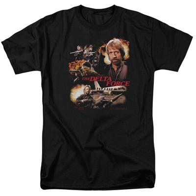 26 Delta Force Action Pack T Shirt Mens Licensed War Movie Tee Black Unisex T-Shirt