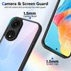 OPPO A1 Pro 5G PHQ110 Case Shockproof Silicone Bumper Clear Back Hard Cover Matte Phone Case for OPPO A1 Pro A1Pro OppoA1Pro 5G