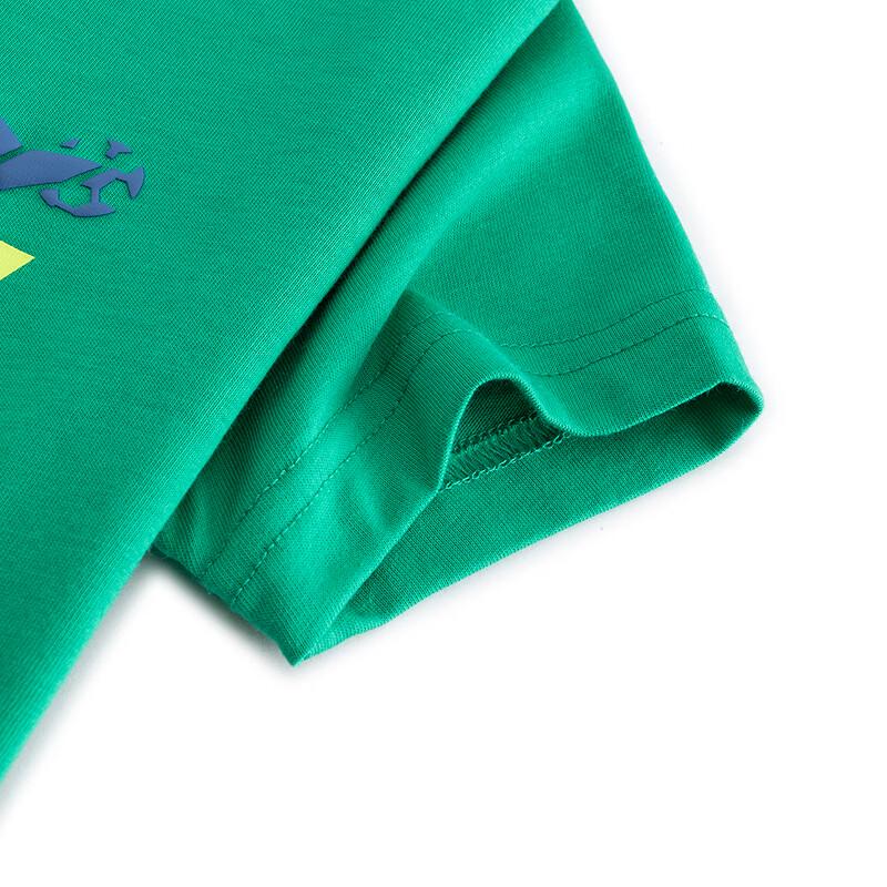 NIKEYA Kids' Cotton Blend Letter Print T-Shirt