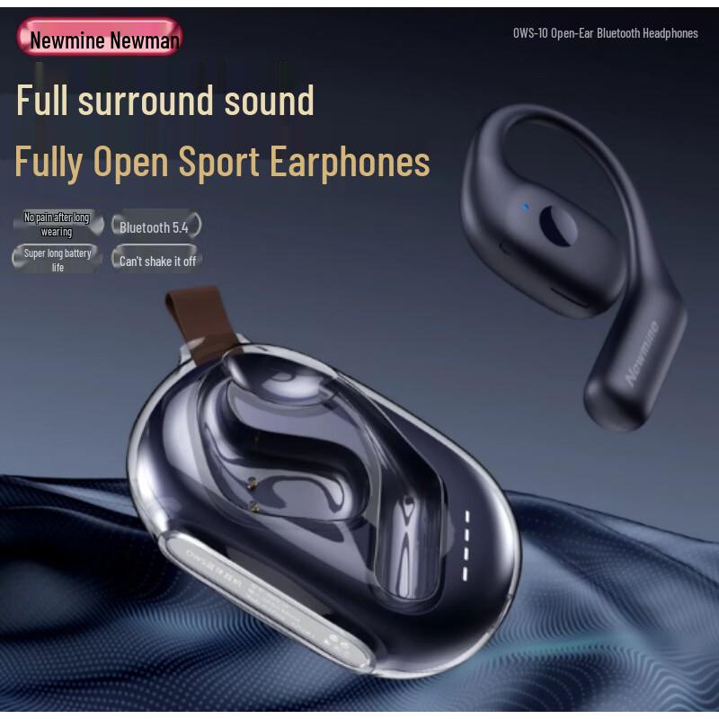 Newmen OWS-10 Open-Ear Sport Bluetooth Headphones