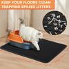 70x120cm Large Cat Litter Mat Waterproof Non Slip Double Layer Pet Toilet Litter Trapping Pad For Cats Litter Box Floor Protection