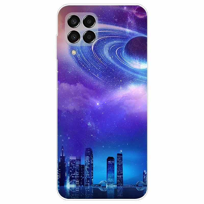 Hülle für Samsung M33 Hülle Marmor Weiches TPU Silikon Handyhüllen für Samsung Galaxy M53 5G Hülle Klarer Bumper M 33 53 Schutz