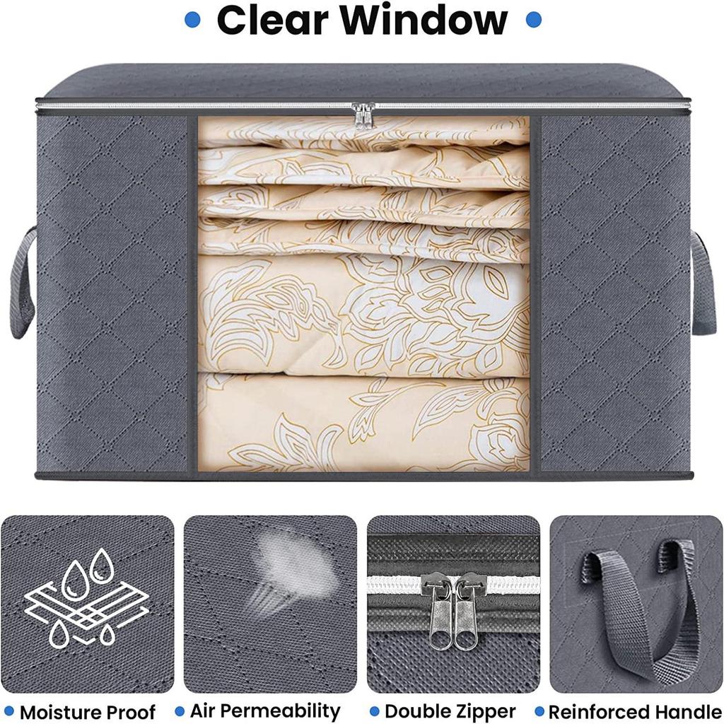 Premium Dustproof Moistureproof Non-Woven Storage Bag for Clothes and Quilts - Thickened Moving Solution