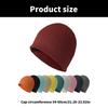 Reflective Knitted Hat for Men Women Winter Sport Unisex Cuffed Warm Winter Hat Windproof Cycling Hat for Skiing Cycling