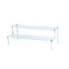 Figure Display Stand Stage Acrylic Hinadan Cosmetics Watch Collection Exhibition (2 Tiers Width 30cm, Clear) MIMIA