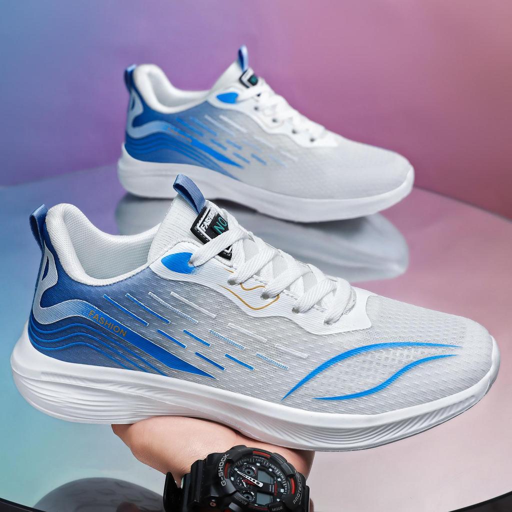Plus Size Men's Ultra-light Shock-Absorbing Breathable Running Shoes