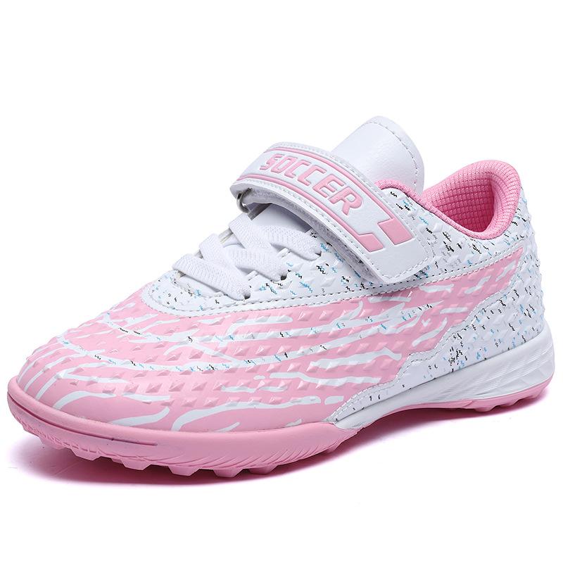 

New children s football shoes men s and women s medium and older children s AG broken nails TF student training professional breathable non-slip foot 30