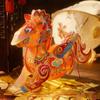 Cartoon Zodiac Horse Lantern Traditional Blessing Lantern Handheld Lantern  Spring Festival