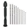 20-Piece Twist Drill Set with Hand Twister for Manual Hole Punching In Model Making